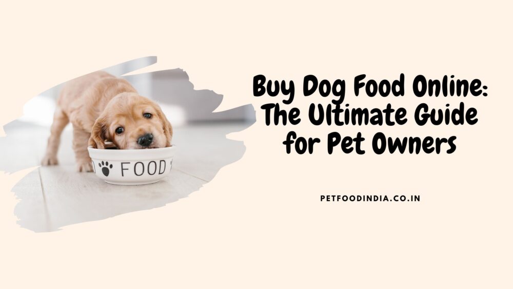 Buy dog food online