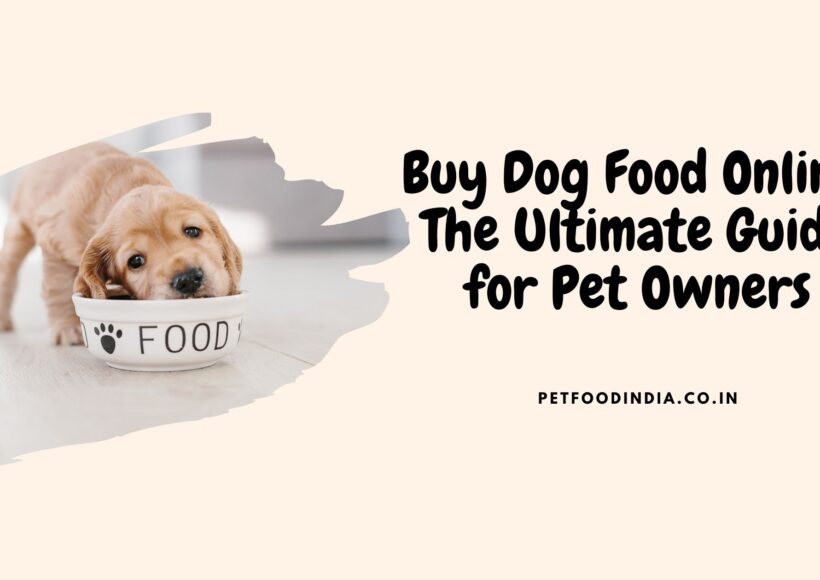 Buy dog food online